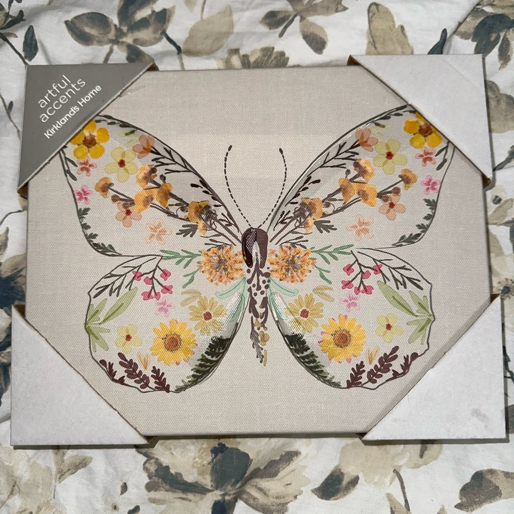 Kirkland home butterfly canvas
